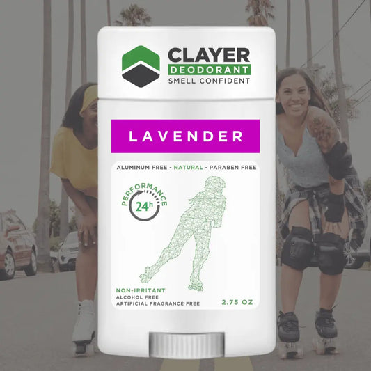 Clayer Natural Deodorant - Roller Skaters - 2.75 OZ - CLAYER