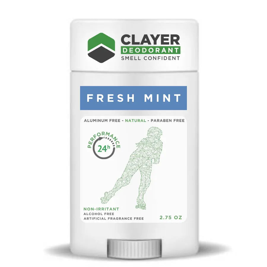 Clayer Natürliches Deodorant – Rollschuhfahrer – 2.75 OZ – CLAYER