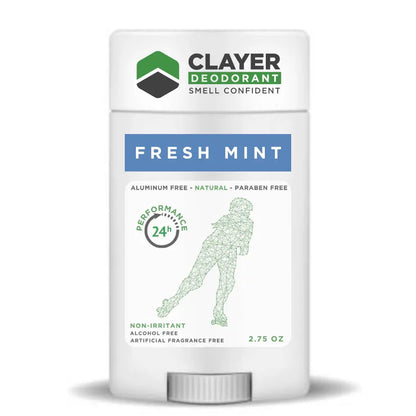 Clayer Natural Deodorant - Rullaluistimet - 2.75 OZ - CLAYER