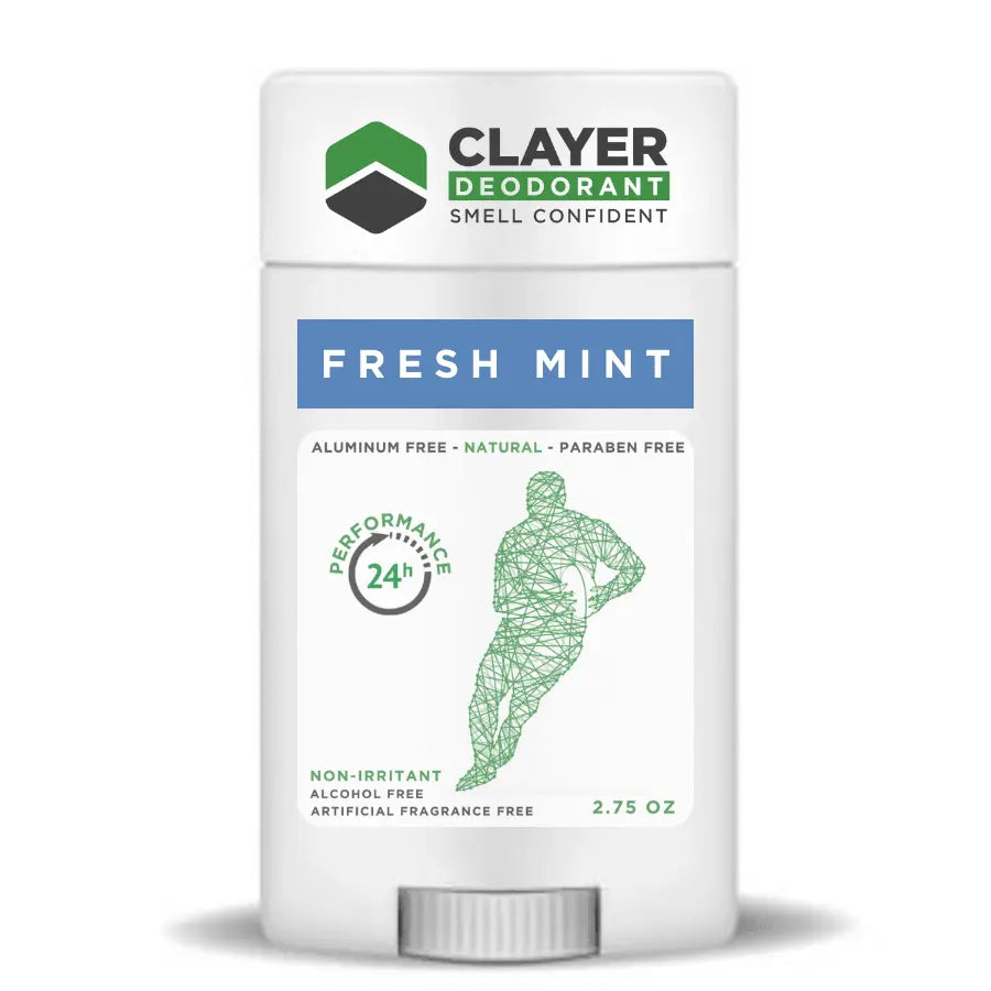 Desodorante natural Clayer - Rugby Pro Sport - 2.75 OZ - CLAYER
