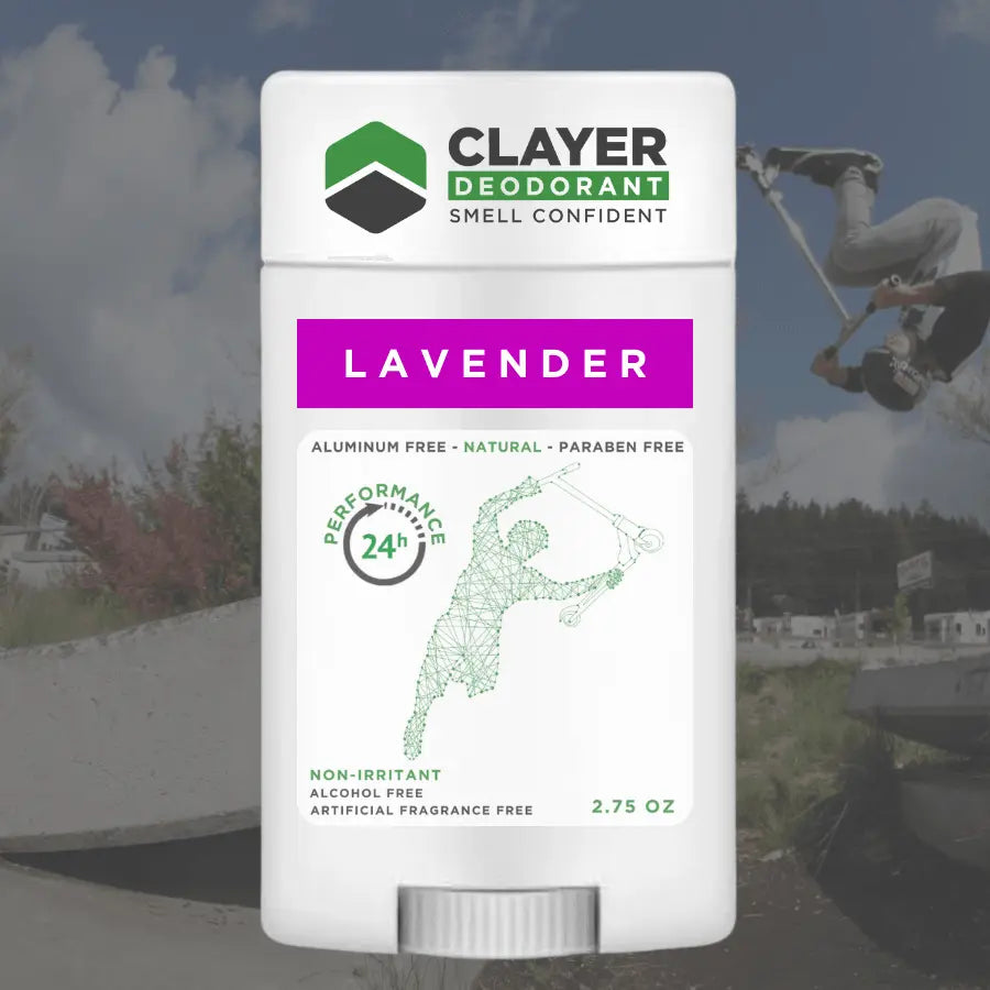 Deodorante naturale Clayer - Scooteristi - 2.75 OZ - CLAYER