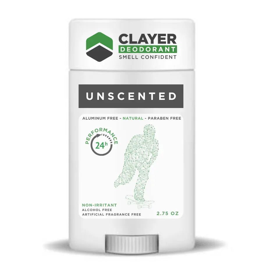 Desodorante Natural Clayer - Skatistas - 2.75 OZ - CLAYER