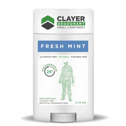 Clayer Natural Deodorant - Workers - 2.75 OZ - CLAYER