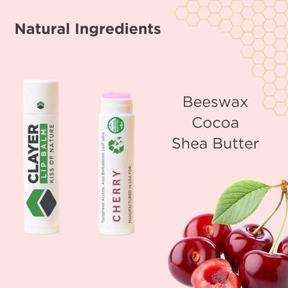 Clayer Natural Lip Balm - A Kiss of nature - CLAYER