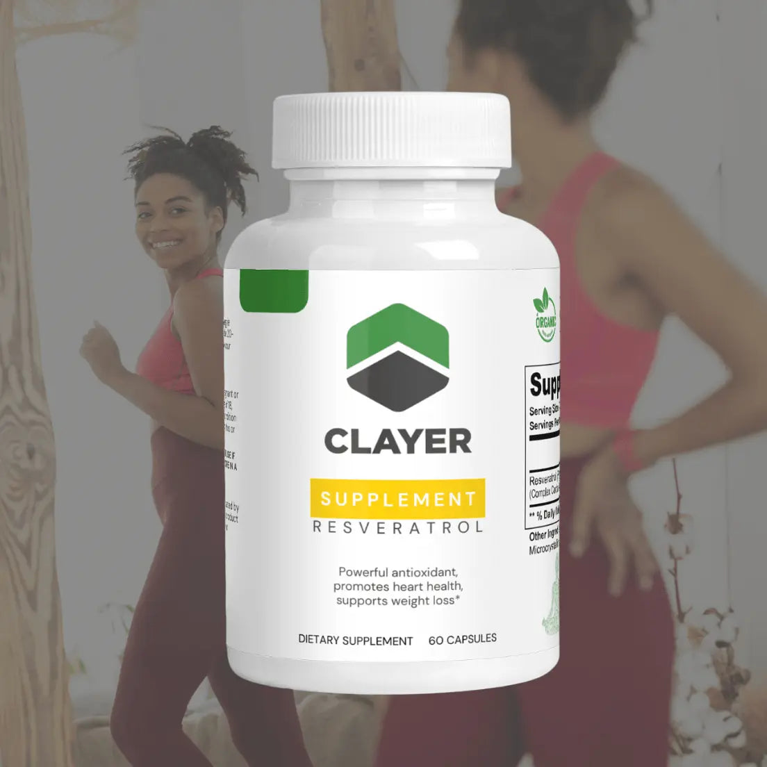 CLAYER - Resveratrol 50% 600mg - CLAYER