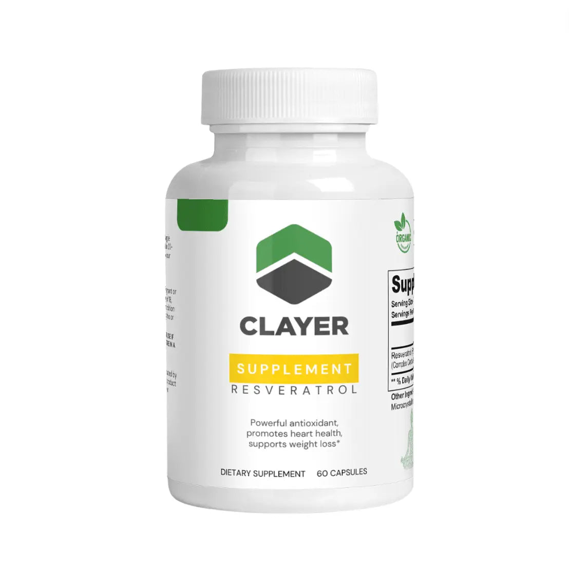 CLAYER - Resveratrol 50% 600mg - CLAYER