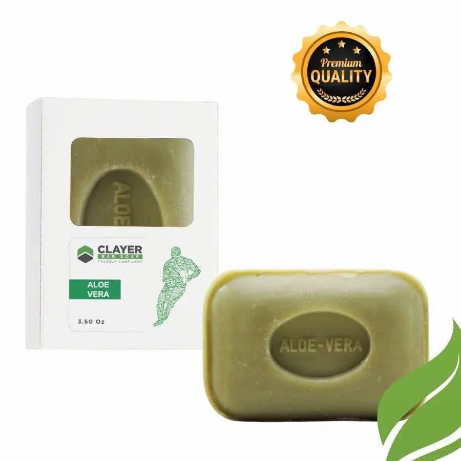 Clayer – Rugby Natural Bar Soap – 3.5 oz – 3er-Pack – CLAYER