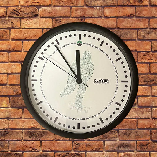 Claer - Настенные часы 8 дюймов для скейтбординга - CLAYER