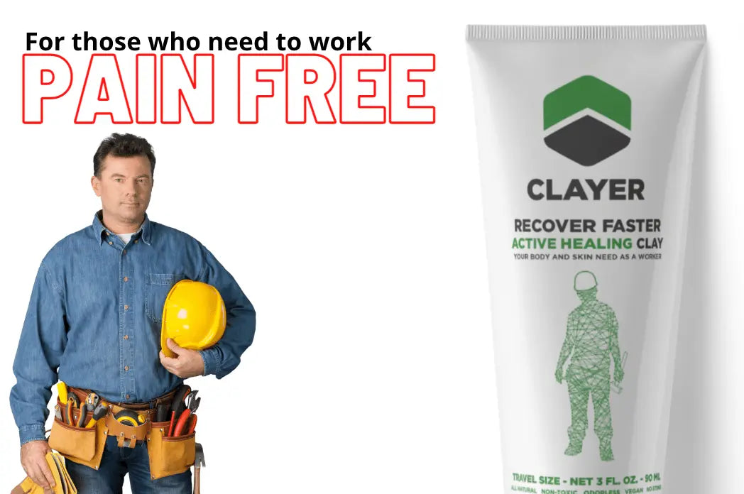 Clayer – Worker Active Relief – Schnellere Wiederherstellung Heilerde – CLAYER