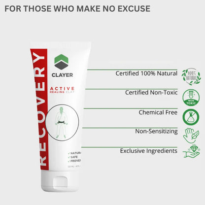 BJJ and Martial Arts Recovery Clay- 4 FL.OZ - CLAYER
