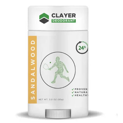 Best Natural Deodorant - PickleBall - 3.35 OZ - NEW FORMULA - CLAYER