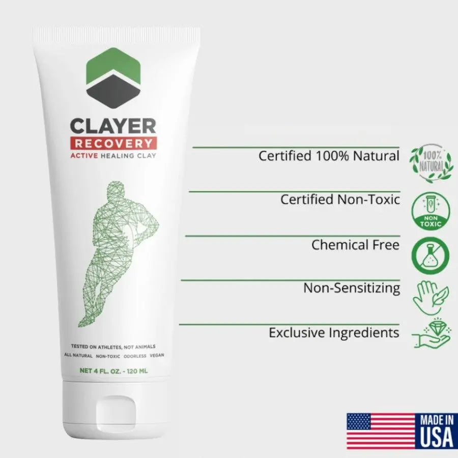 Rugby Player Faster Recovery - 4 FL. OZ. - CLAYER
