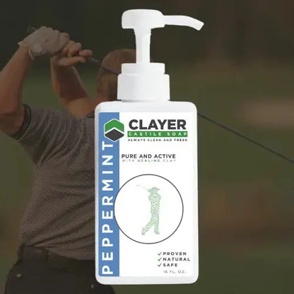Organic Castile Soap - Golfers - 16 fl oz. - CLAYER