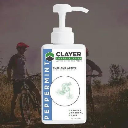 Organic Castile Soap - Bikers - 16 fl oz. - CLAYER
