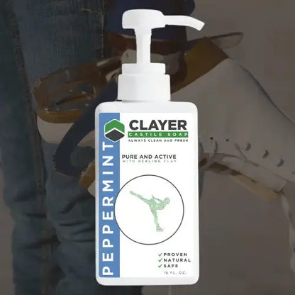 Organic Castile Soap - Figure Ice Skating - 16 fl oz. - CLAYER