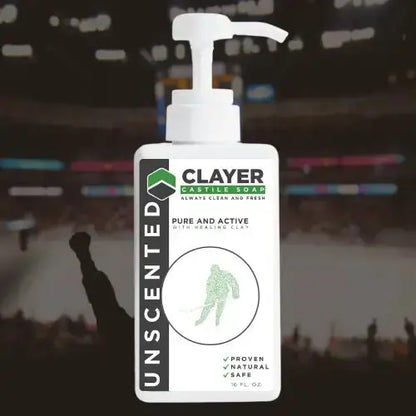Organic Best Castile Soap - Hockey Players - 16 fl oz. - CLAYER