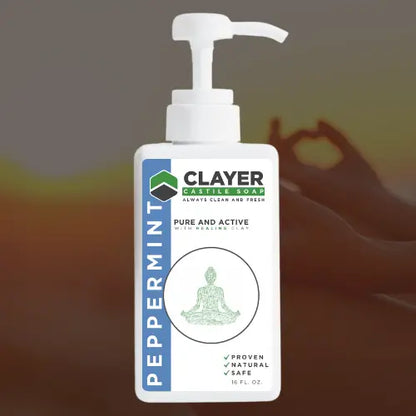 Organic Castile Soap - Yoga - 16 fl oz. - CLAYER