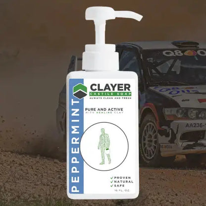 Organic Castile Soap - Motor Sports and Mechanics - 16 fl oz. - CLAYER