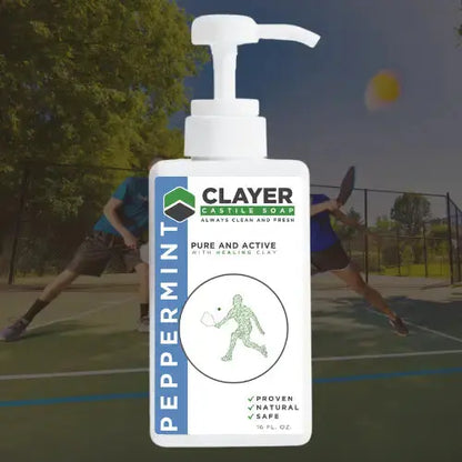 Organic Best Castile Soap - Pickleball Players - 16 fl oz. - CLAYER