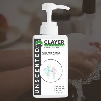 Organic Castile Soap - Kids - 16 fl oz. - CLAYER