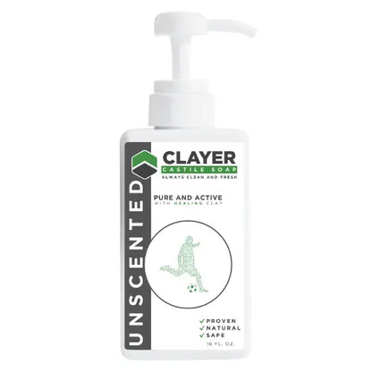 Organic Castile Soap - Soccer - 16 fl oz. - CLAYER