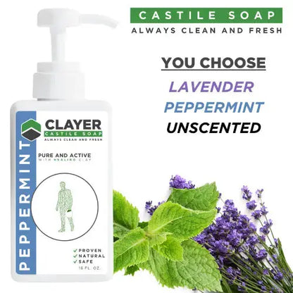 Organic Castile Soap - Motor Sports and Mechanics - 16 fl oz. - CLAYER