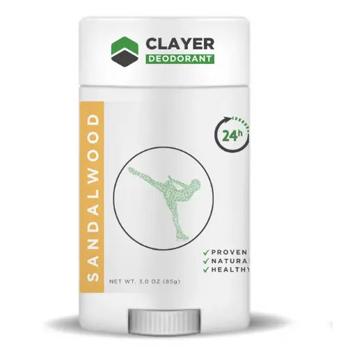 Natural Deodorant - Figure Skaters - 2.75 OZ - Aluminum Free CLAYER- green clay - healing clay - bentonite clay