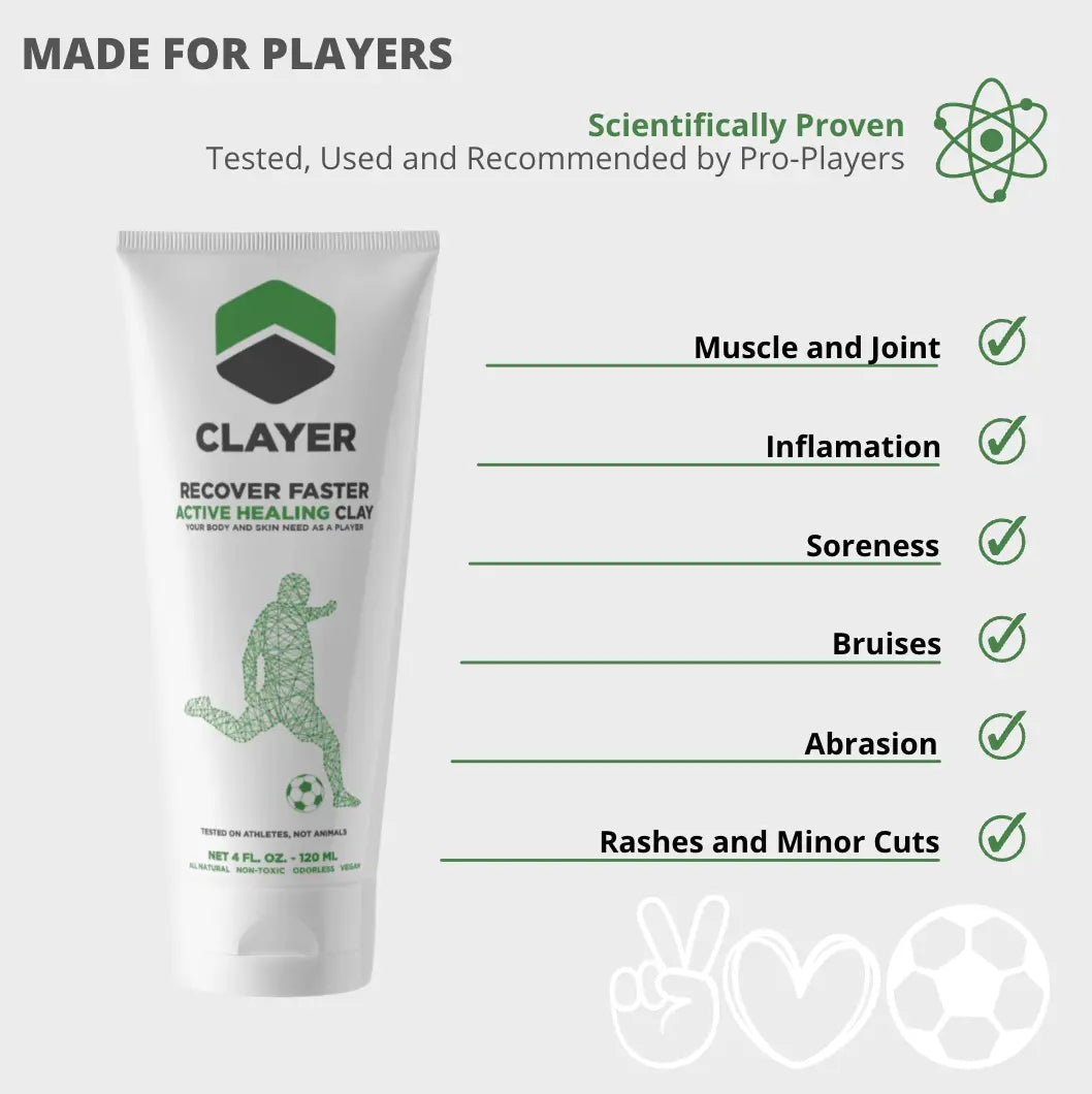 Soccer Players Faster Recovery - 4 FL. OZ. - CLAYER