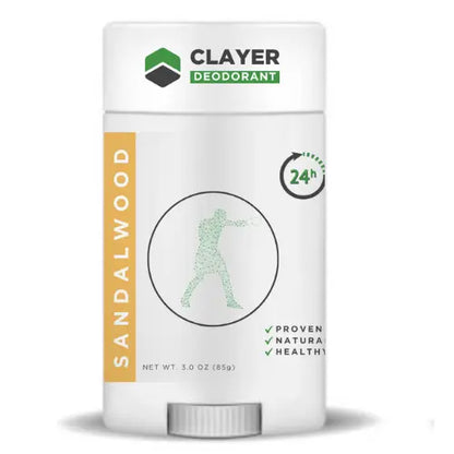 Natural Deodorant - Boxers Pro Sport - 3.35 OZ - NEW FORMULA - CLAYER