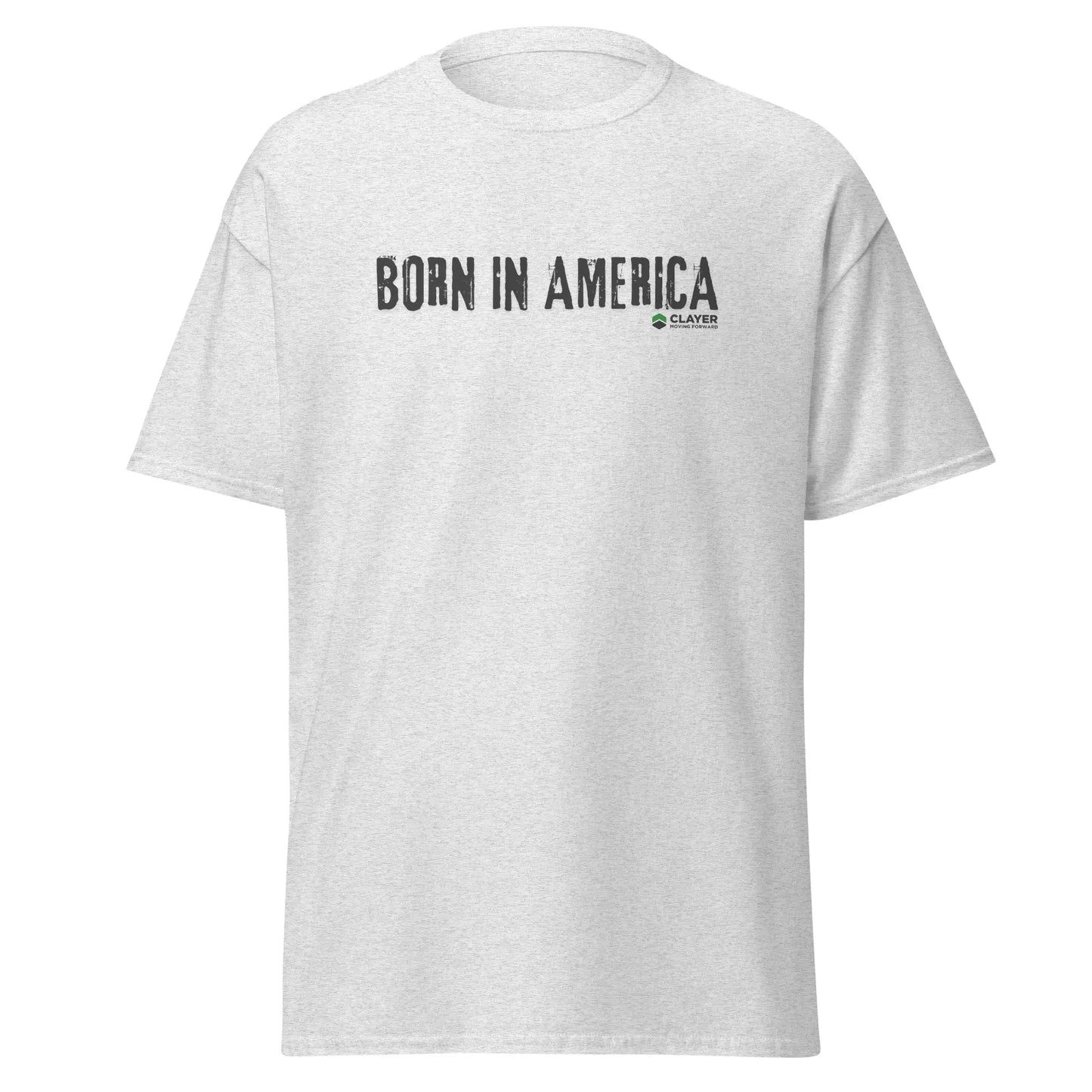 Born in America - Unisex classic tee CLAYER- green clay - healing clay - bentonite clay