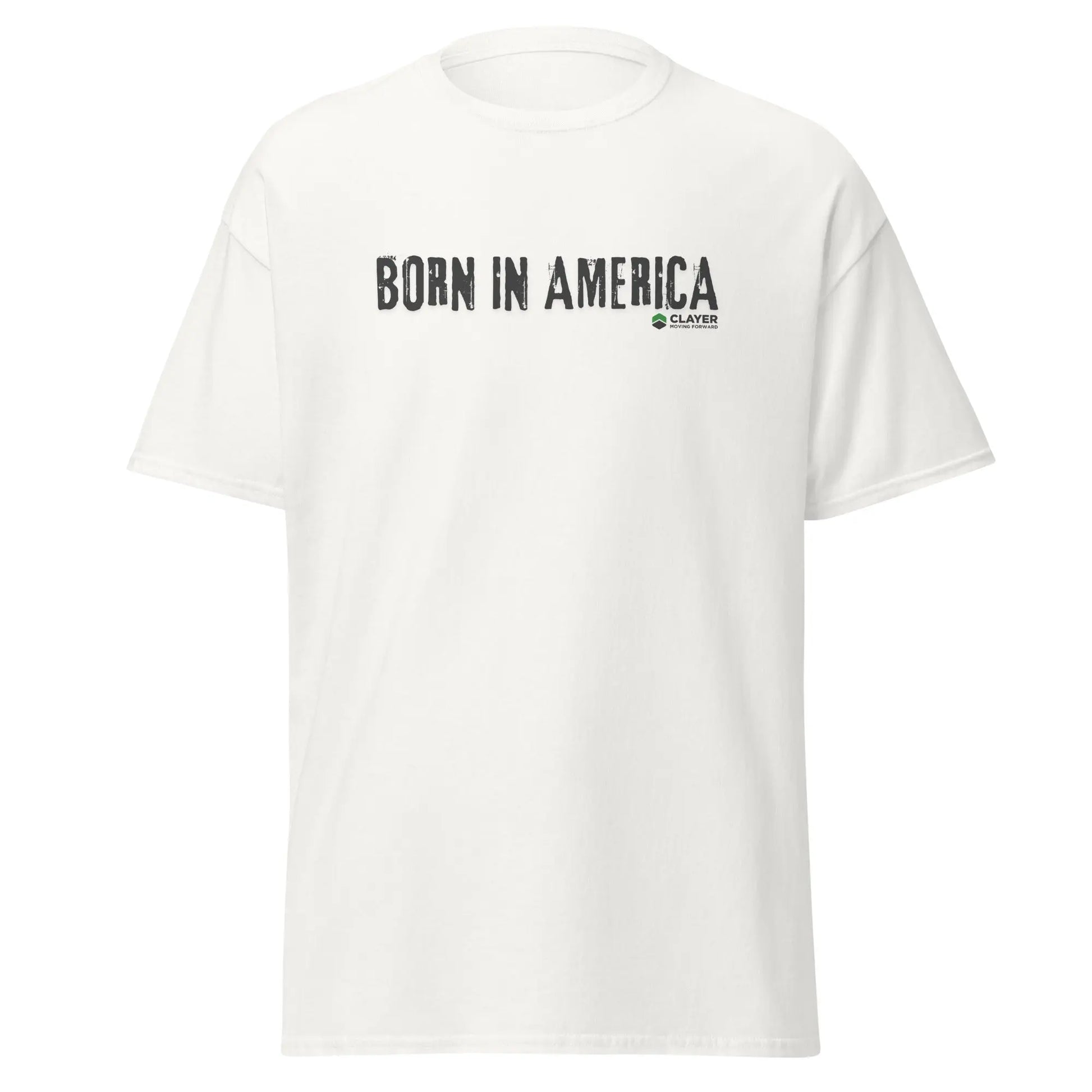 Born in America - Unisex classic tee CLAYER- green clay - healing clay - bentonite clay