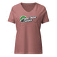 Don't Make Excuses -  V-Neck T-shirt CLAYER- green clay - healing clay - bentonite clay